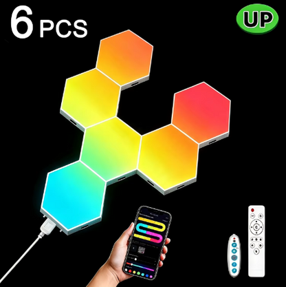 Smart Hexagon LED Wall Panels