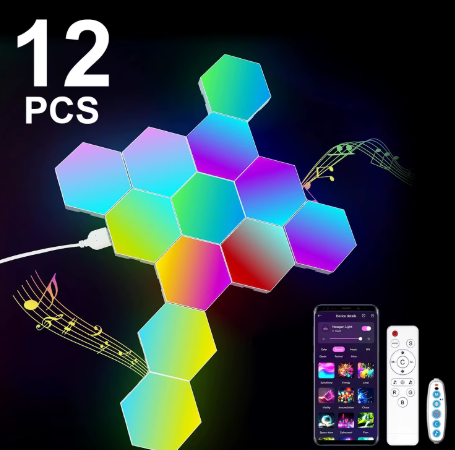 Smart Hexagon LED Wall Panels