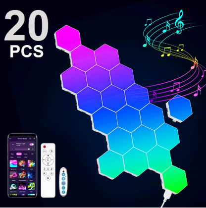 Smart Hexagon LED Wall Panels