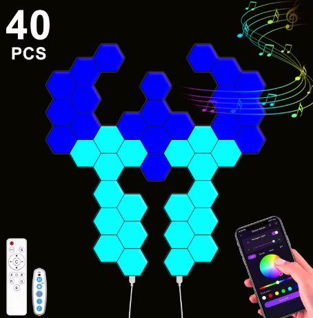 Smart Hexagon LED Wall Panels
