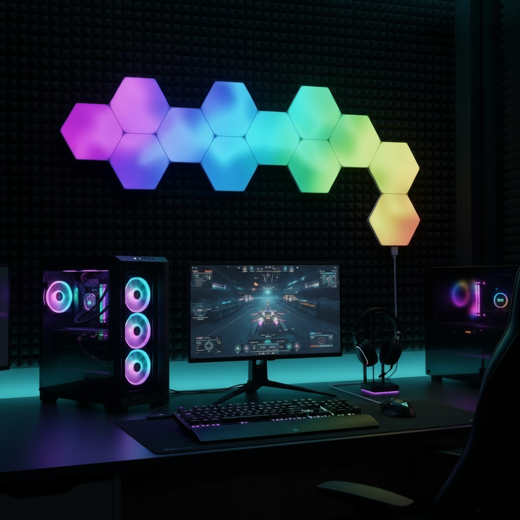 Smart Hexagon LED Wall Panels