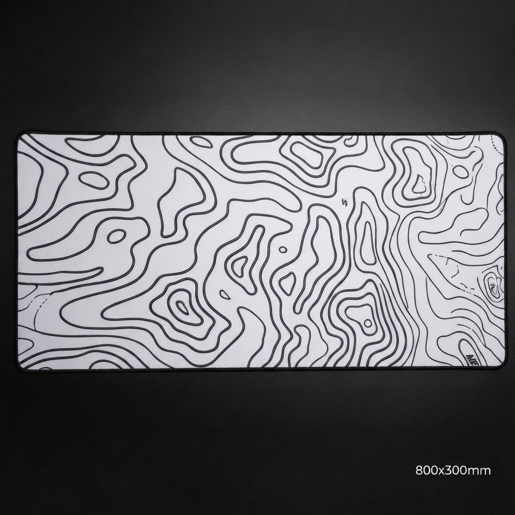 XXL Desk Mat - Liquid Strata Pattern