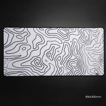 XXL Desk Mat - Liquid Strata Pattern