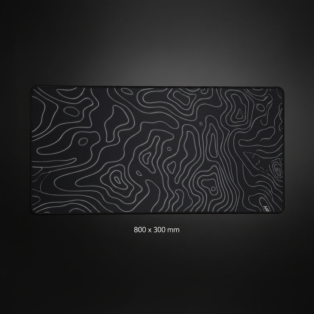 XXL Desk Mat - Liquid Strata Pattern